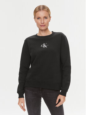Calvin Klein Jeans Calvin Klein Jeans Mikina J20J221339 Černá Regular Fit