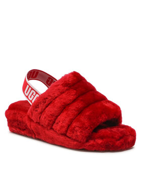 Ugg Ugg Chaussons W Fluff Yeah Slide 1095119 Rouge
