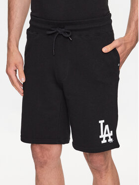 47 Brand 47 Brand Športové kraťasy Los Angeles Dodgers Imprint 47 Helix Shorts Čierna Regular Fit