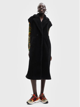 Desigual Desigual Kamizelka Cameron 22WWEW19 Czarny Oversize