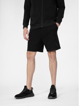 4F 4F Спортивні шорти 4FSS23TSHOM080 Чорний Regular Fit