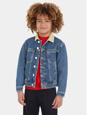 Tommy Hilfiger Tommy Hilfiger Džinsa jaka KB0KB08624 Zils Relaxed Fit
