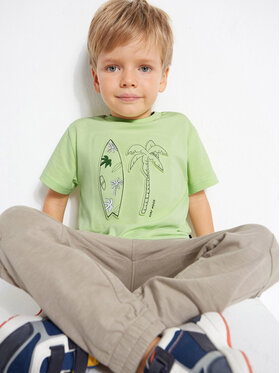 Mayoral Mayoral Tricou 3019 Verde Regular Fit