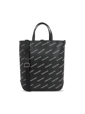 Tommy Jeans Tommy Jeans Sac à main Tjw Must Tote Aov Print AW0AW15646 Noir
