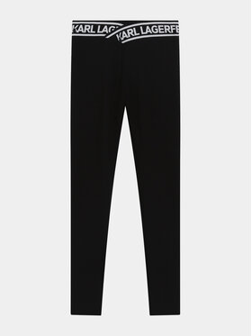Karl Lagerfeld Kids Karl Lagerfeld Kids Leggings Z30068 D Nero Slim Fit