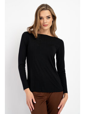 CLICK CLICK Bluzka 10-6833 Czarny Regular Fit