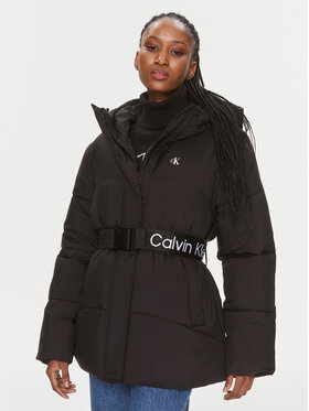 Calvin Klein Jeans Calvin Klein Jeans Pehelykabát J20J221896 Fekete Regular Fit
