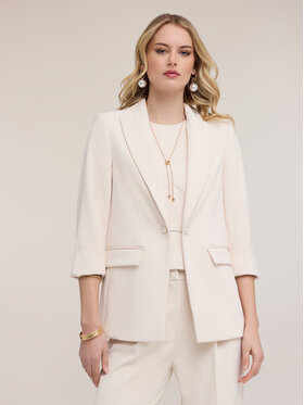 Motivi Motivi Giacca di transizione Q051Q001067N002 Bianco Regular Fit