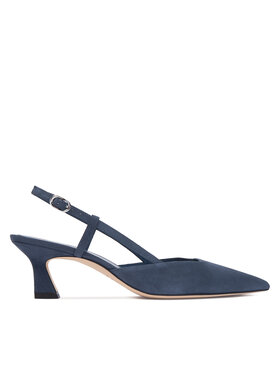 Stuart Weitzman Stuart Weitzman Czółenka Vinnie 50 Slingback SJ433 Granatowy