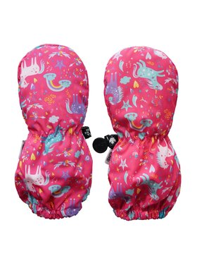 Kombi Kombi Rękawice narciarskie Baby Bear Infant Różowy