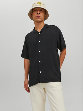 Jack&Jones Jack&Jones Koszula 12228007 Czarny Relaxed Fit