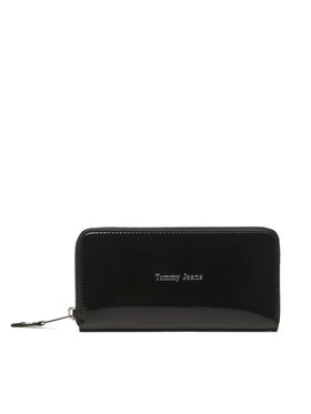 Tommy Jeans Tommy Jeans Portofel Mare de Damă Tjw Must Large Za Patent AW0AW14975 Negru
