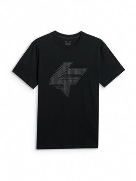 4F 4F T-Shirt CITY Czarny Regular Fit