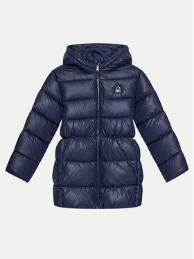 United Colors Of Benetton United Colors Of Benetton Giubbotto invernale 2NQRCN050 Blu scuro Slim Fit
