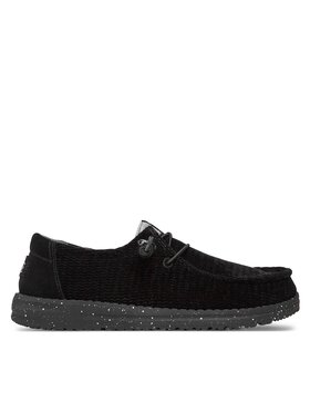 Hey Dude Hey Dude Półbuty Wendy Wave Corduroy 40195-001 Czarny