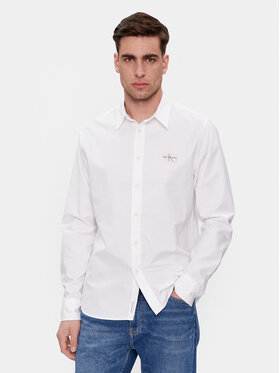 Calvin Klein Jeans Calvin Klein Jeans Koszula Oxford J30J325027 Biały Slim Fit