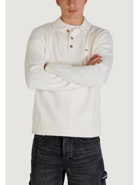Tommy Jeans Tommy Jeans Maglione DM0DM22647 Bianco Casual Fit