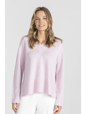 Deni Cler Milano Deni Cler Milano Sweter T-DC-S456-E5-90-31-1 Różowy Regular Fit