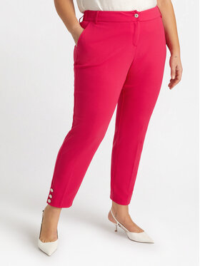 Fiorella Rubino Fiorella Rubino Pantaloni di tessuto P126L102080N019 Rosso Regular Fit