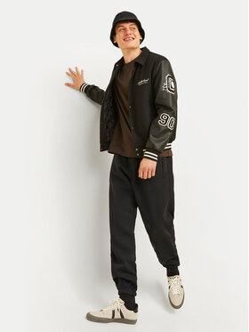 Jack&Jones Spodnji Del Trenirke Bill Urban Edge 12263026 Črna Relaxed Fit