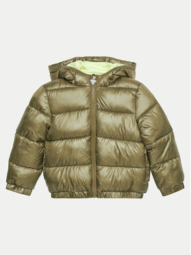 Guess Guess Geacă din puf N4BL01 WEGY0 Verde Relaxed Fit