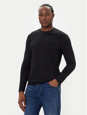 Bugatti Bugatti Longsleeve 8330-85044D Czarny Regular Fit