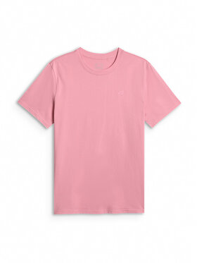 4F 4F T-Shirt BASIC+ Różowy jasny Regular Fit