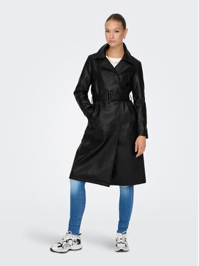 JDY JDY Trenčas 15302152 Juoda Regular Fit