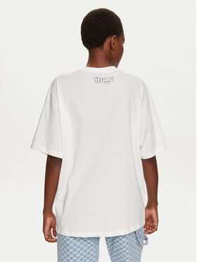 Hugo T-shirt 50521229 Bijela Oversize