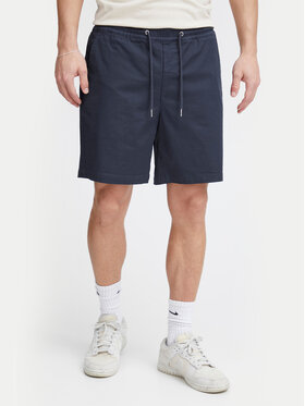 Solid Solid Pantaloncini di tessuto 21108168 Blu scuro Regular Fit