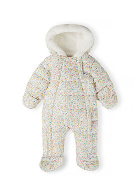 minoti minoti Kombinezon zimowy 21babysnow2b Écru Regular Fit
