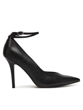 Guess Guess Pantofi cu toc subțire FLFNPR LEA08 Negru