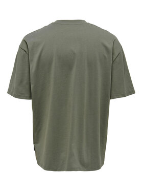 Only & Sons T-shirt 22025291 Zelena Oversize