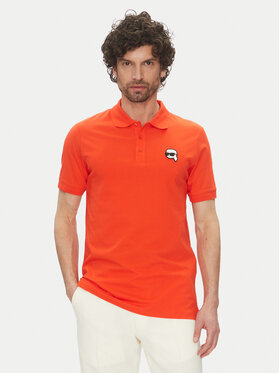 KARL LAGERFELD KARL LAGERFELD Polo 745710 552224 Czerwony Regular Fit