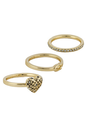 Coach Coach Set Ringe 37460424 Goldfarben