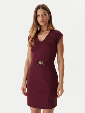 Guess Guess Sukienka koktajlowa W5BK21 KCMU2 Czerwony Slim Fit