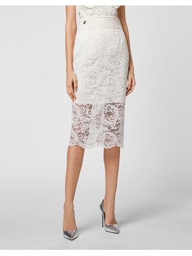 PHILIPP PLEIN PHILIPP PLEIN Spódnica 7393 Beżowy Girl Fit