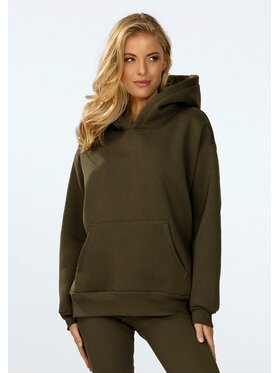 DKaren Sport DKaren Sport Bluza Oseye Khaki Classic Fit