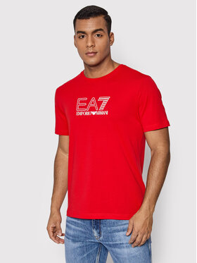 EA7 Emporio Armani EA7 Emporio Armani T-shirt 3LPT81 PJM9Z 1451 Crvena Regular Fit