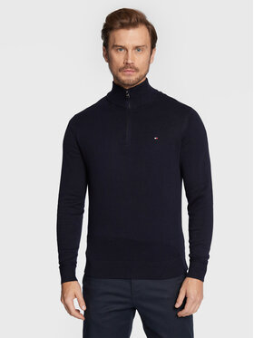 Tommy Hilfiger Tommy Hilfiger Sweater MW0MW28049 Sötétkék Regular Fit