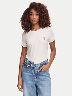 Guess Guess Tričko W2YI44 J1314 Svetlo fialová Slim Fit