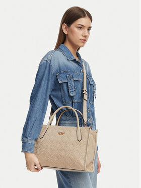 Guess Guess Ročna torba Jodi HWPD97 69220 Svetlo bež