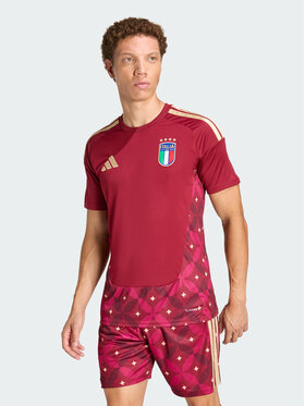 adidas adidas Koszulka techniczna 161970 Czerwony Slim Fit