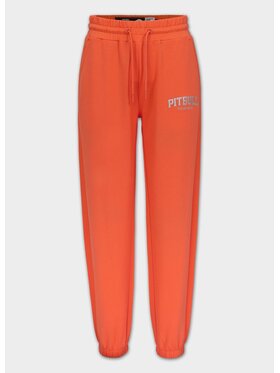 PITBULL PITBULL Spodnie dresowe SELENA Pomarańczowy Regular Fit