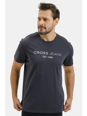 Cross Jeans Cross Jeans T-Shirt 16154-310 Granatowy Regular Fit