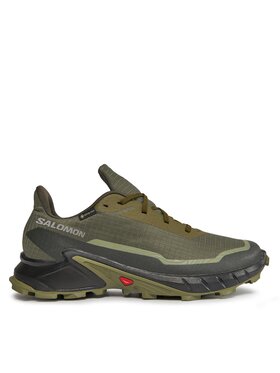 Salomon Salomon Scarpe da corsa Alphacross 5 Gtx GORE-TEX 473103 29 W0 Verde