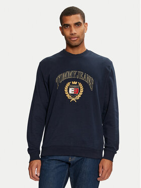 Tommy Jeans Tommy Jeans Majica dugih rukava DM0DM19755 Tamnoplava Regular Fit