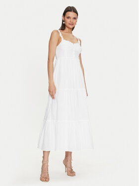 Gina Tricot Gina Tricot Sommerkleid 22563 Écru Regular Fit