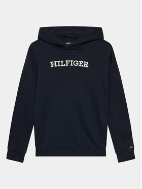 Tommy Hilfiger Tommy Hilfiger Bluza Monotype KS0KS00537 D Granatowy Regular Fit