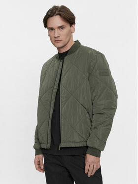 Calvin Klein Calvin Klein Geacă bomber Signature K10K111880 Verde Regular Fit